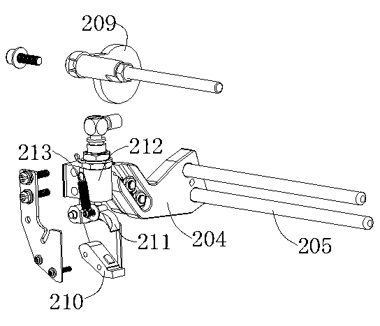 Sewing machine bottom shuttle replacing method