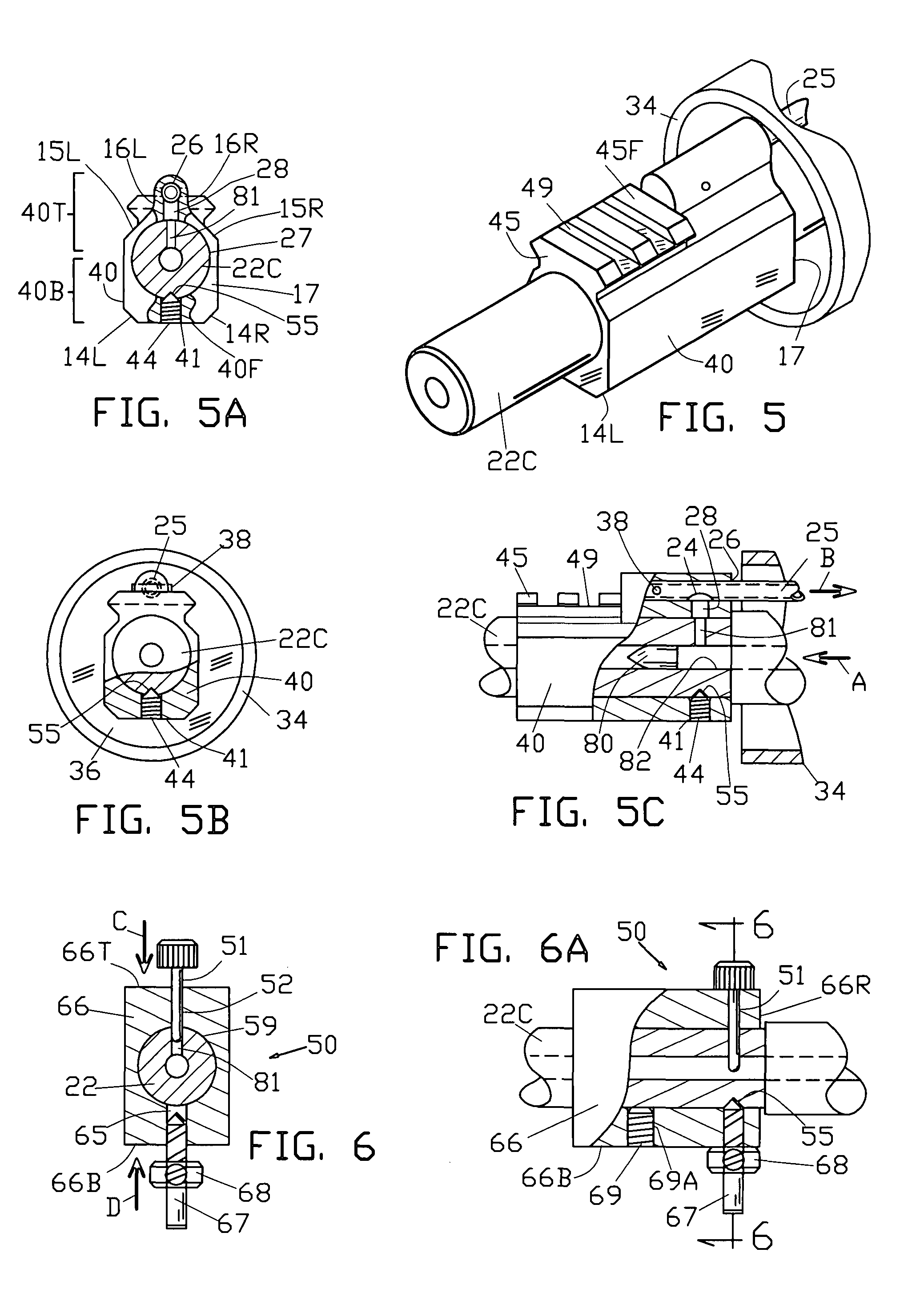 Compact gas block with rail interface