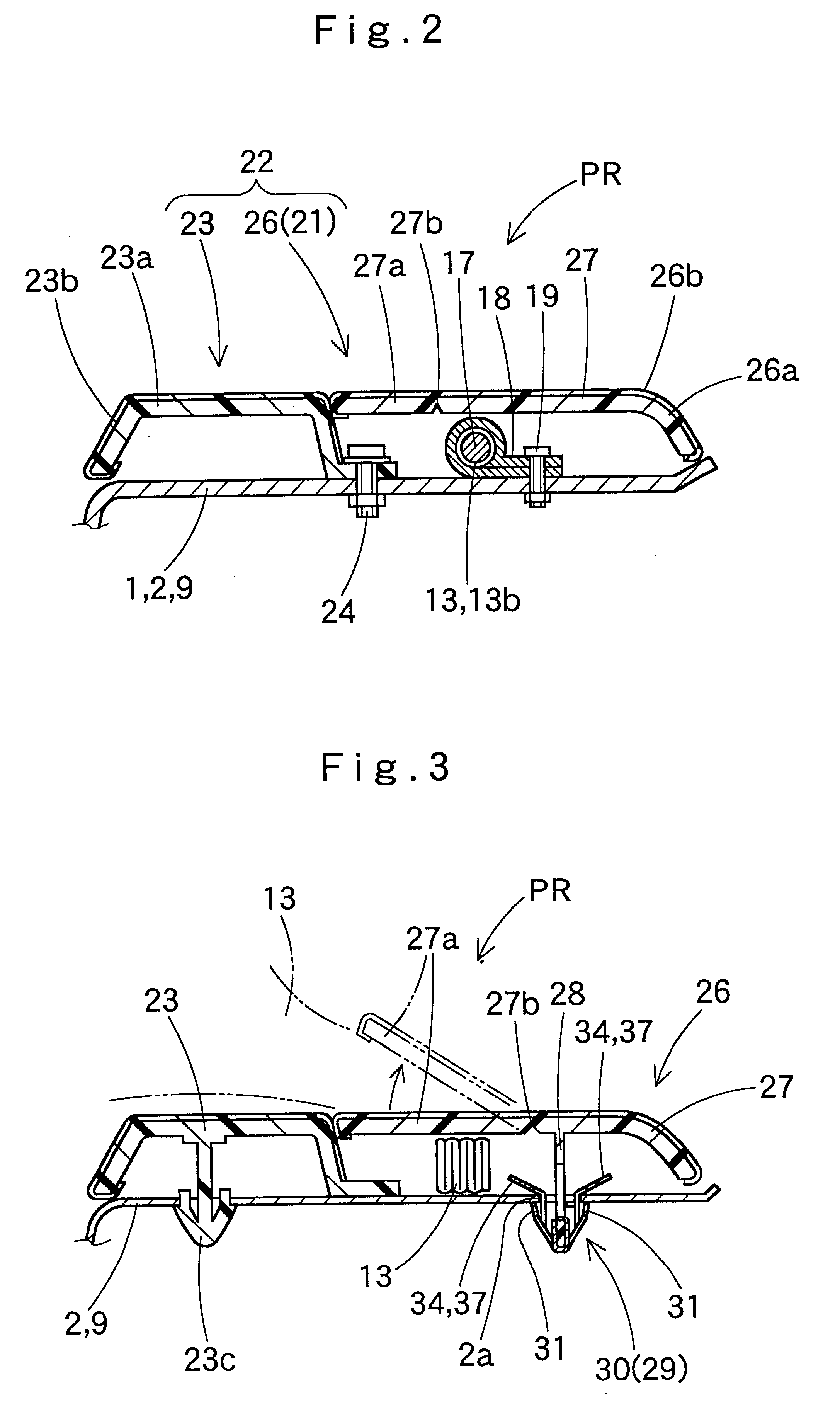 Head protecting airbag device