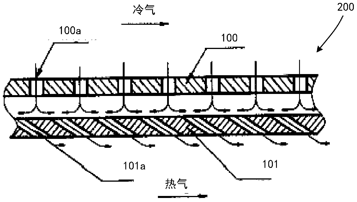 Cooling hole, engine combustion chamber and cooling hole processing method