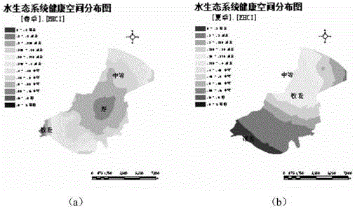 Health assessment method based on lake water ecosystem