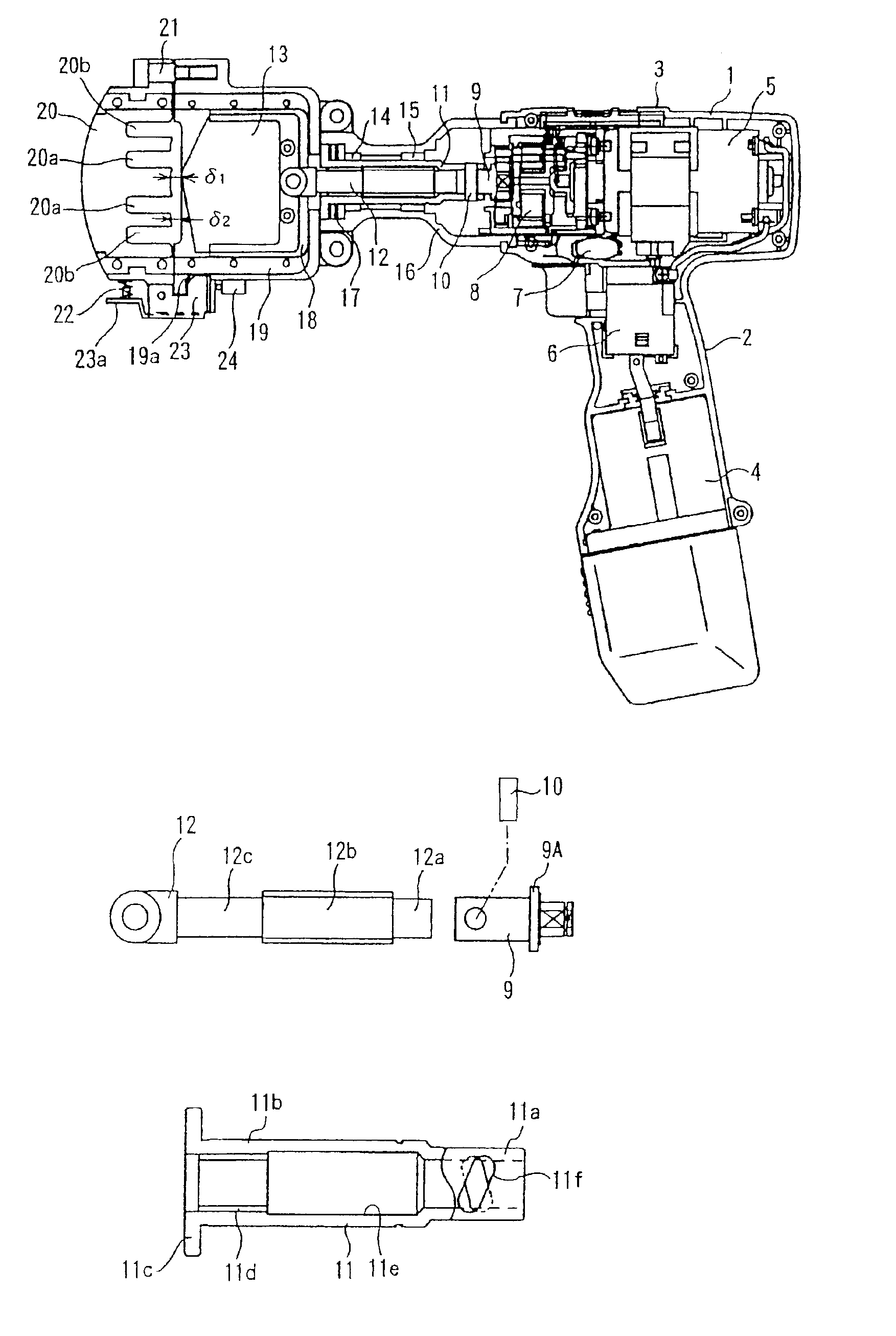 Reciprocal-movement power tool