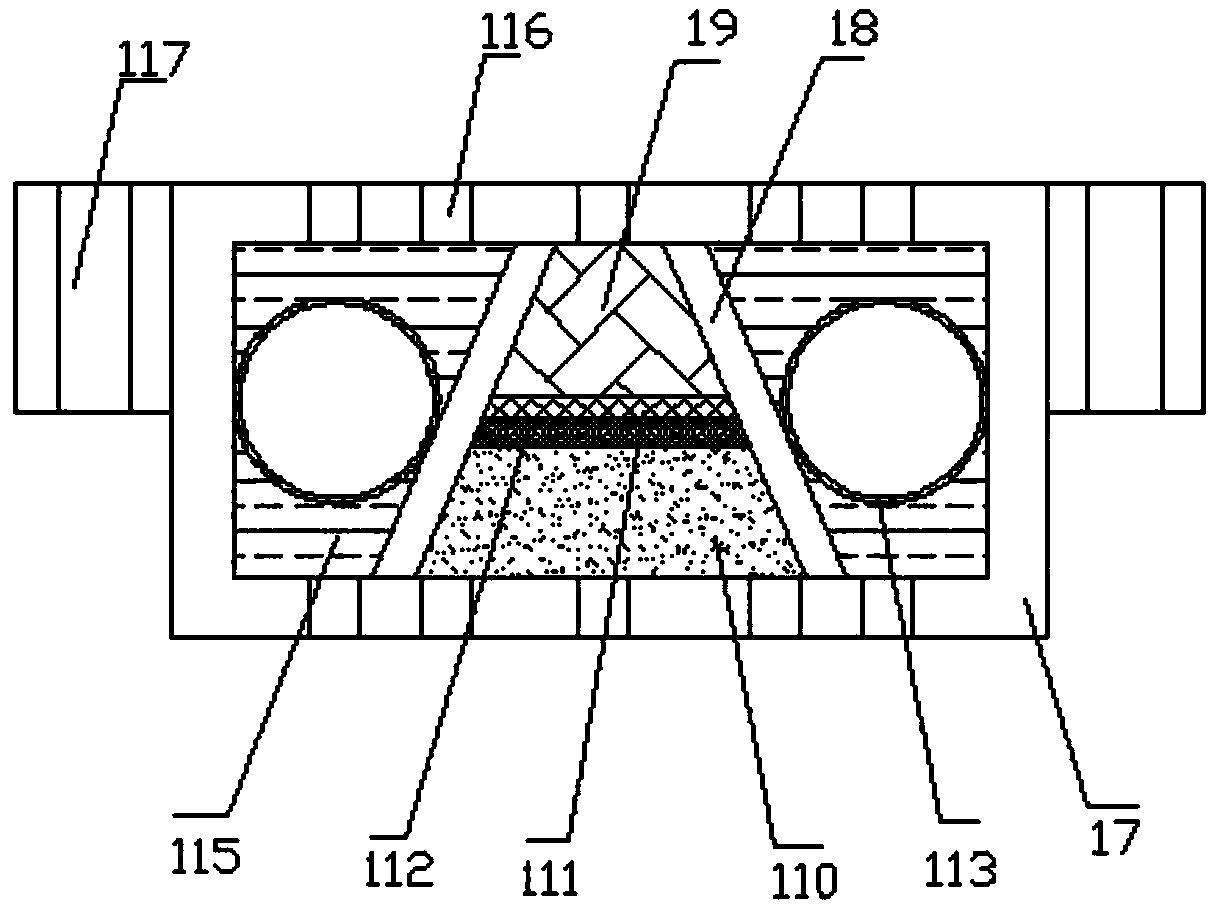 Rainwater percolation, accumulation and purification system