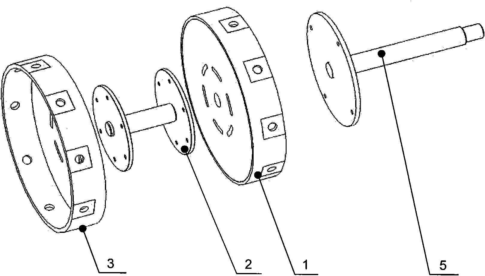 Omnidirectional wheel with simplified manufacturing technique