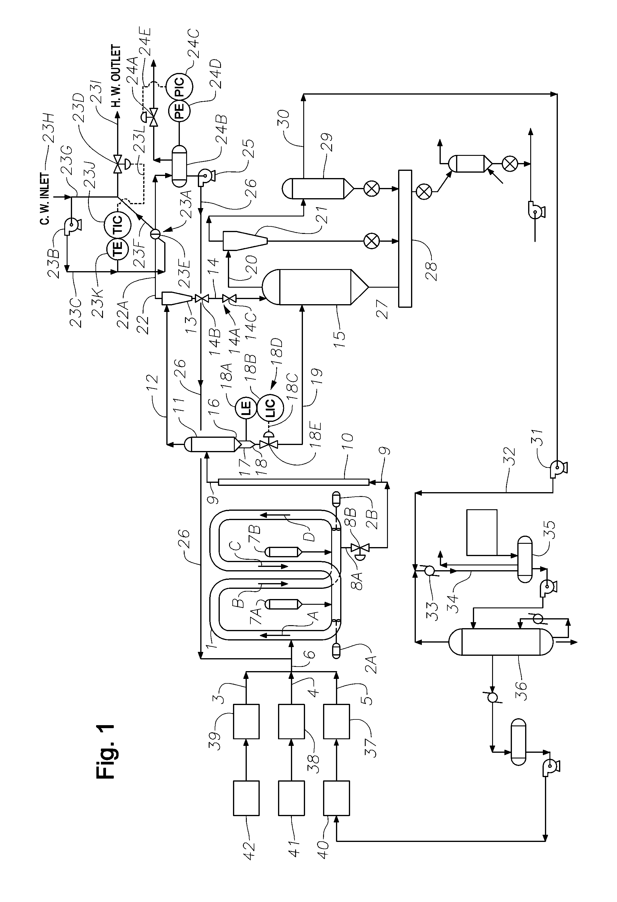 Continuous Slurry Polymerization Process and Apparatus