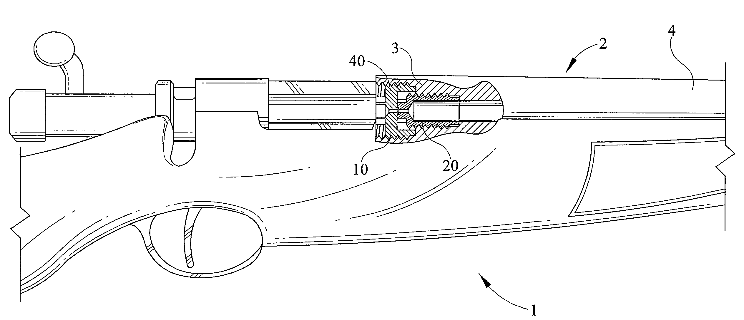 Breach plug for muzzleloading rifle