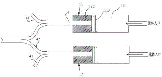 Method and structure for packaging probes of differential pressure sensor