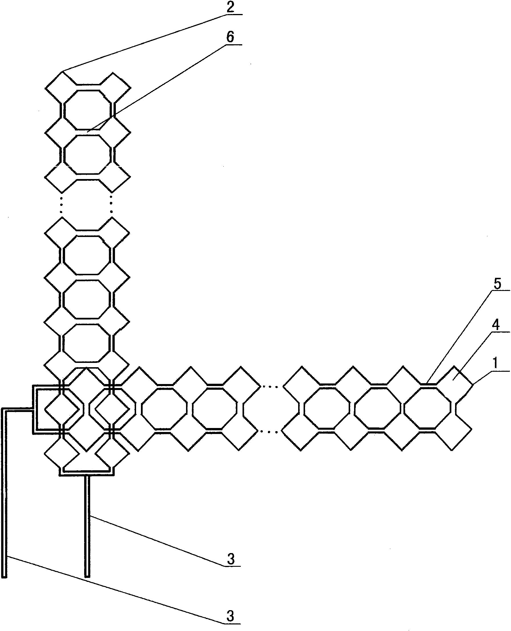 Capacitive touch pad with comb-shaped electrode