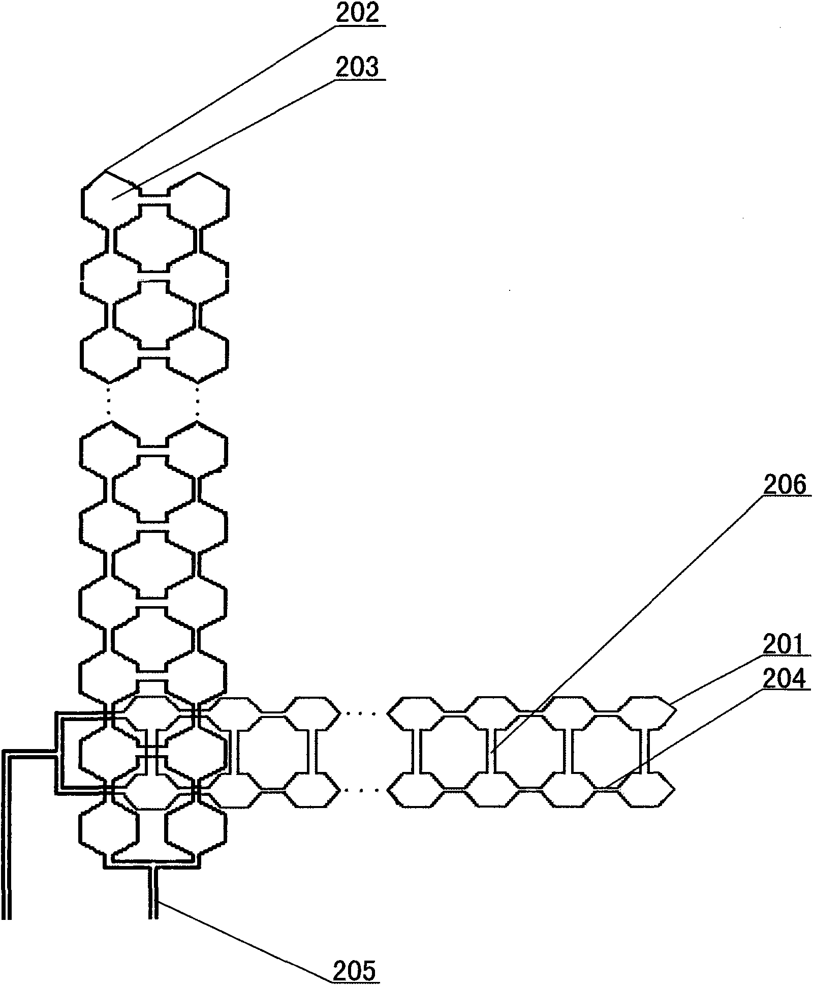 Capacitive touch pad with comb-shaped electrode