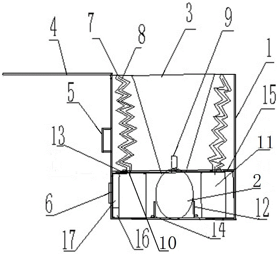 Portable car fire-extinguishing device