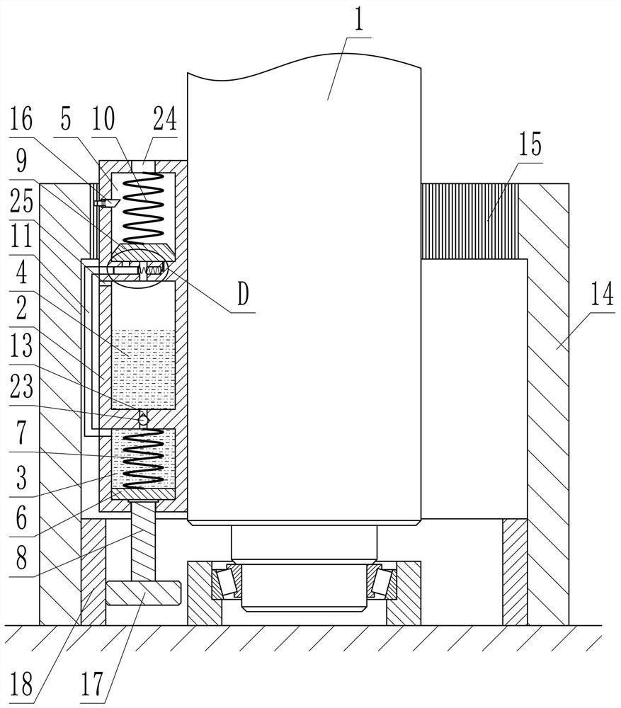 Flow-limiting revolving door