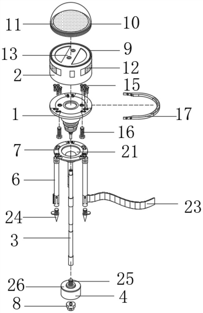 Robot for measuring interior of foundation pit