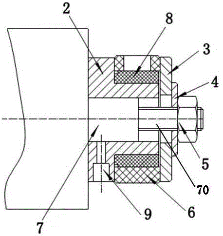 Cage pocket machining device