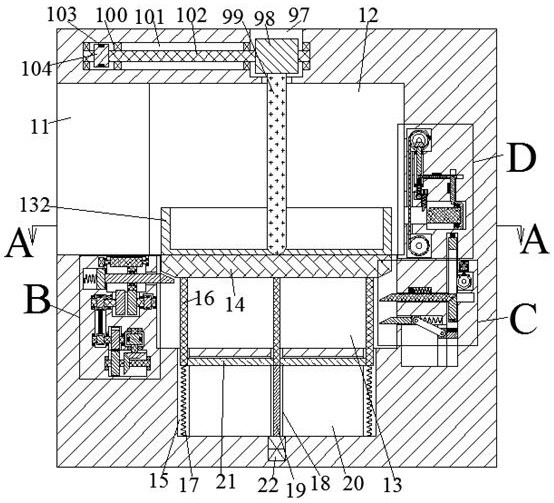 A package gravity sorting device