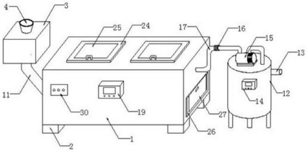 Continuous online countercurrent extraction device for plants