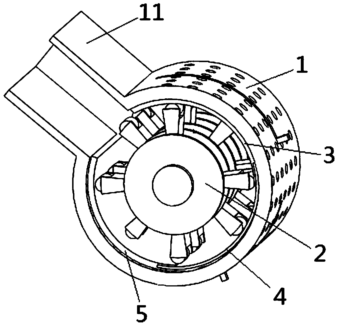 Broiler feeds for feeding based on different growth stages and pulverization device for processing broiler feeds