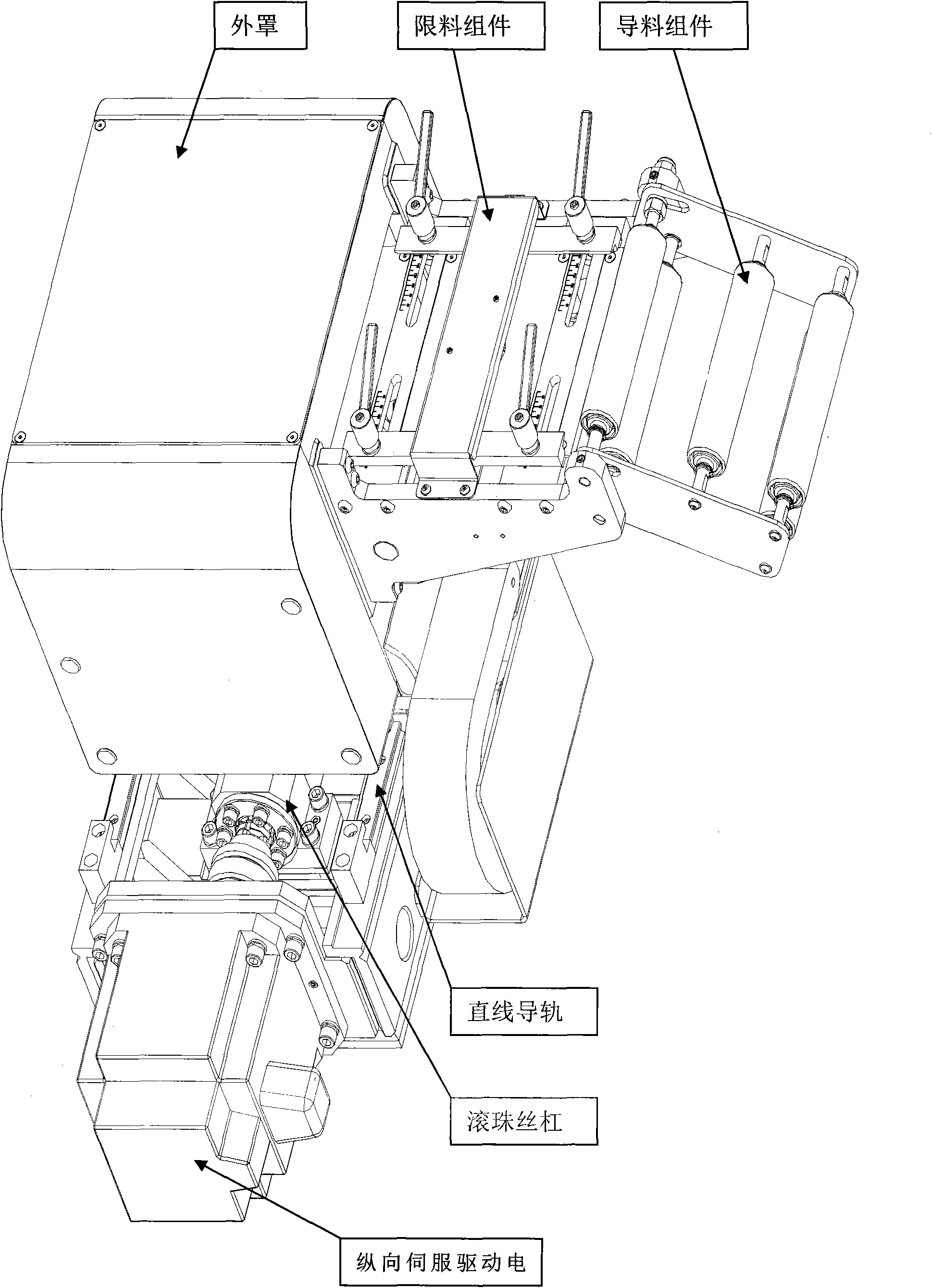 Bidirectional servo feeding machine