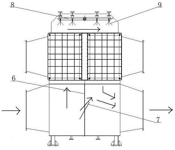 Plate type air preheating device with adjusting function