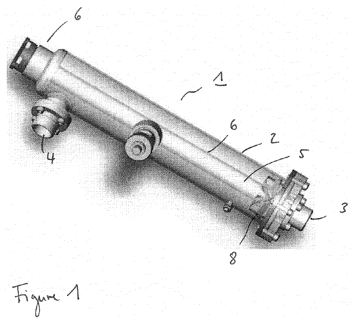 Quartz sleeve support for a uv-lamp