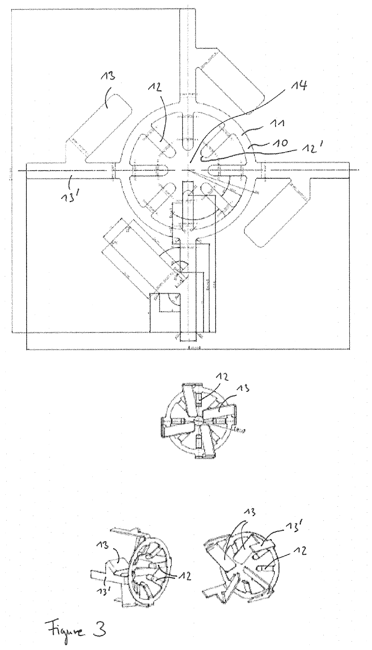 Quartz sleeve support for a uv-lamp