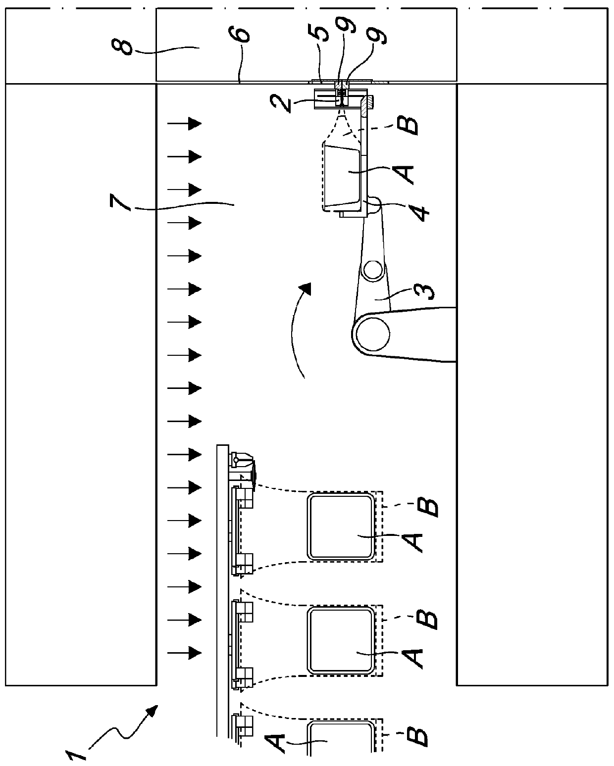 Extraction assembly of a content from a bag for pharmaceutical and chemical sectors