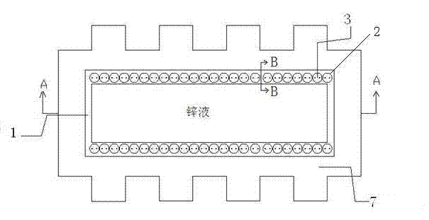 Novel ceramic zinc pot and electrical heating arrangement method