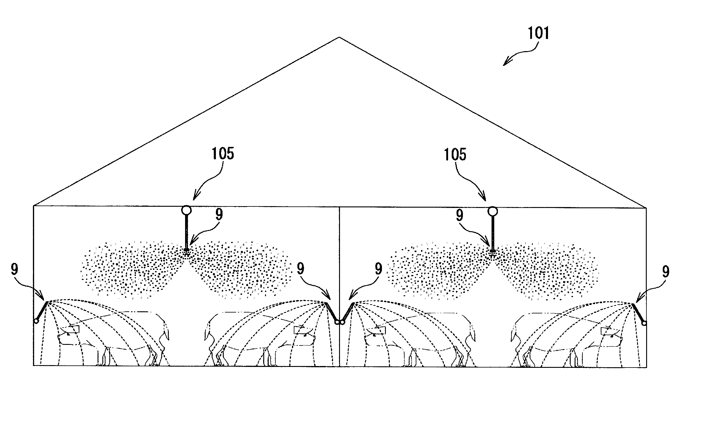 Livestock sterilizing method, livestock sterilizing apparatus, and livestock or livestock meat