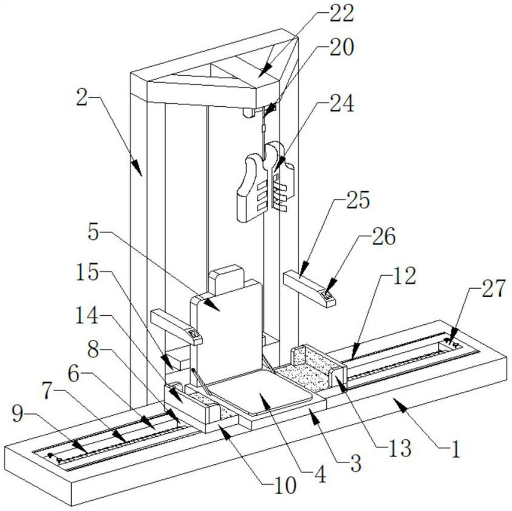 An auxiliary training device for preventing ligament strain