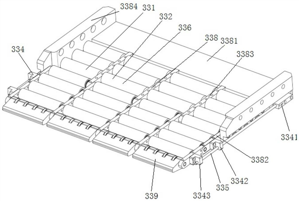 Control system and method of outer forklift parking robot with gear tooth structure