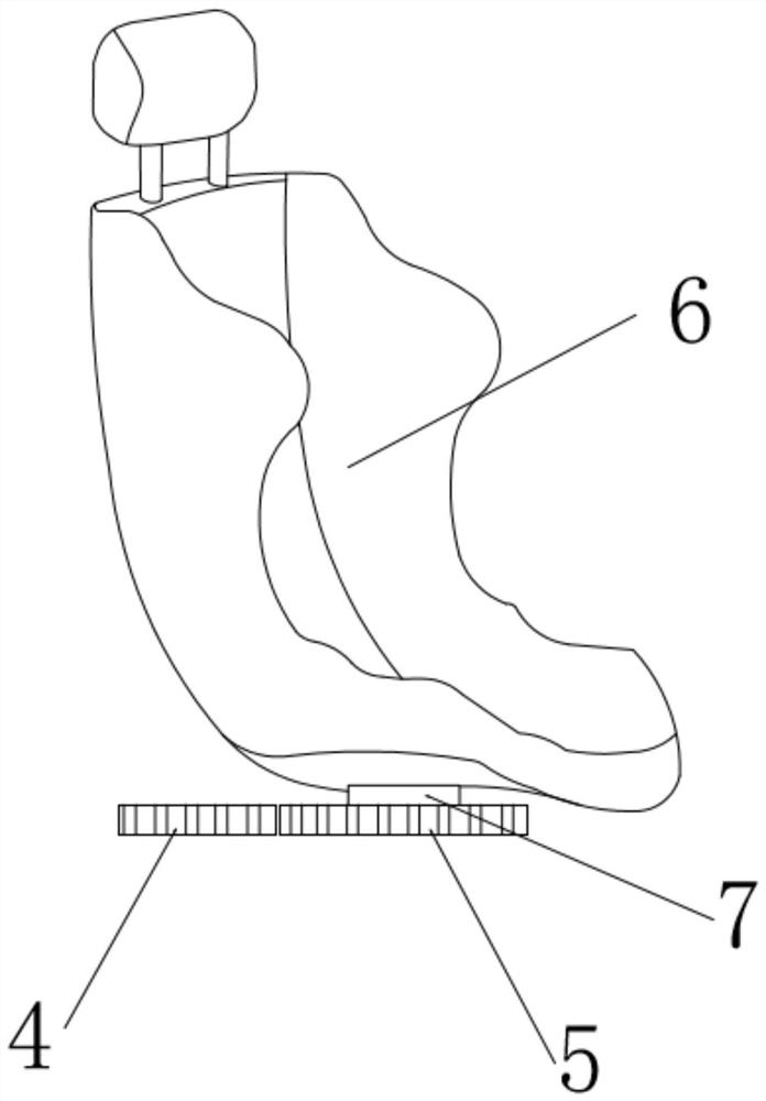 A real-time steering adjustable car seat