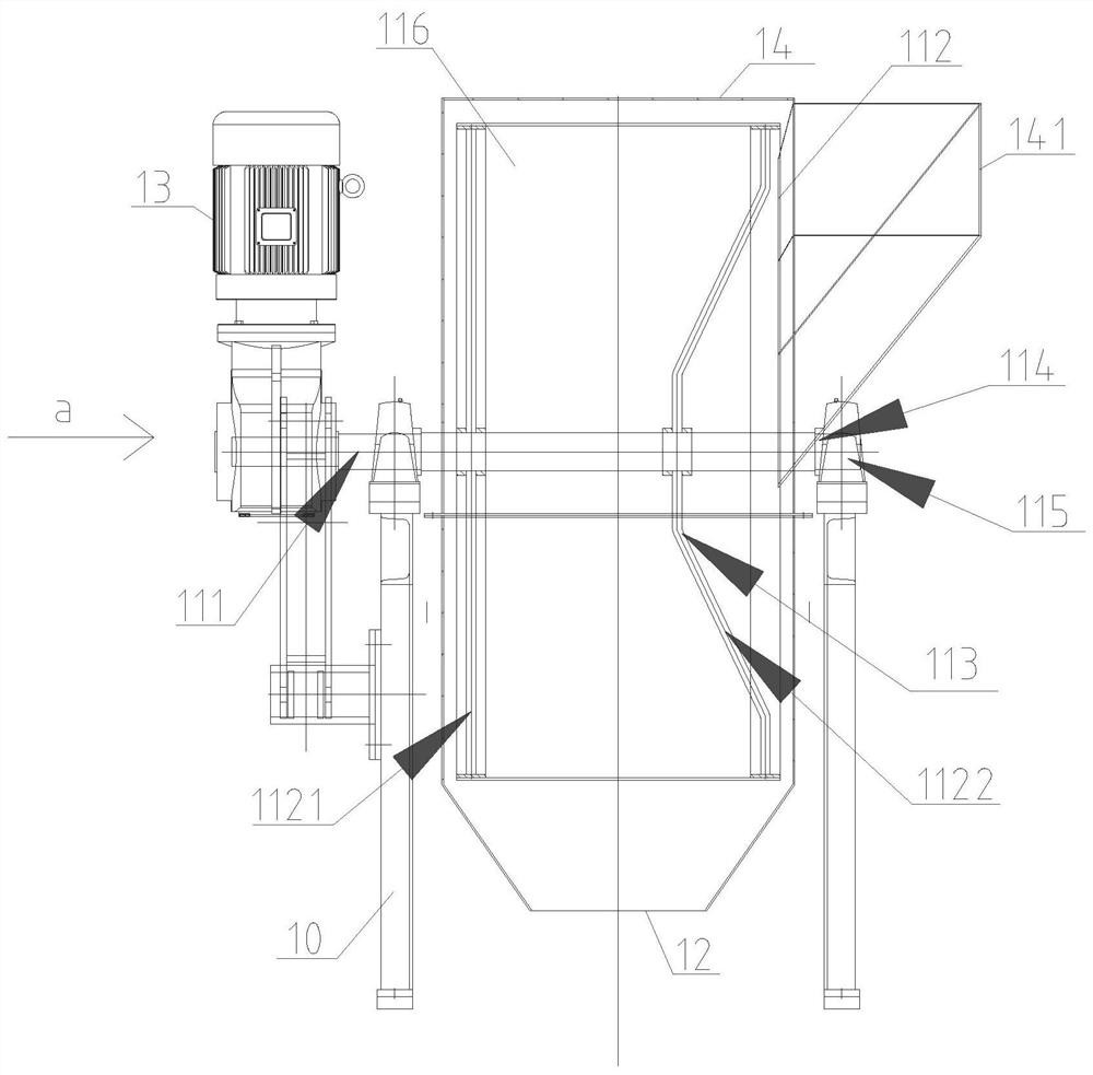 Drum-type steel fiber uniform distribution device and steel fiber distribution platform