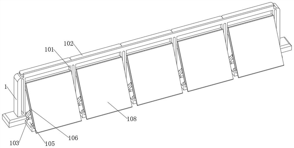 Flexible protection structure based on road traffic design