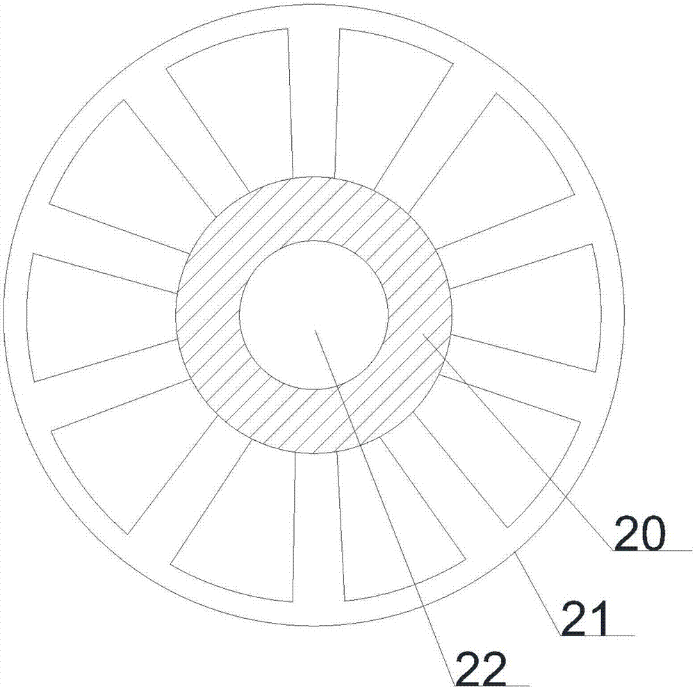 Multilayer-centrifugal-filtering industrial sewage treatment device