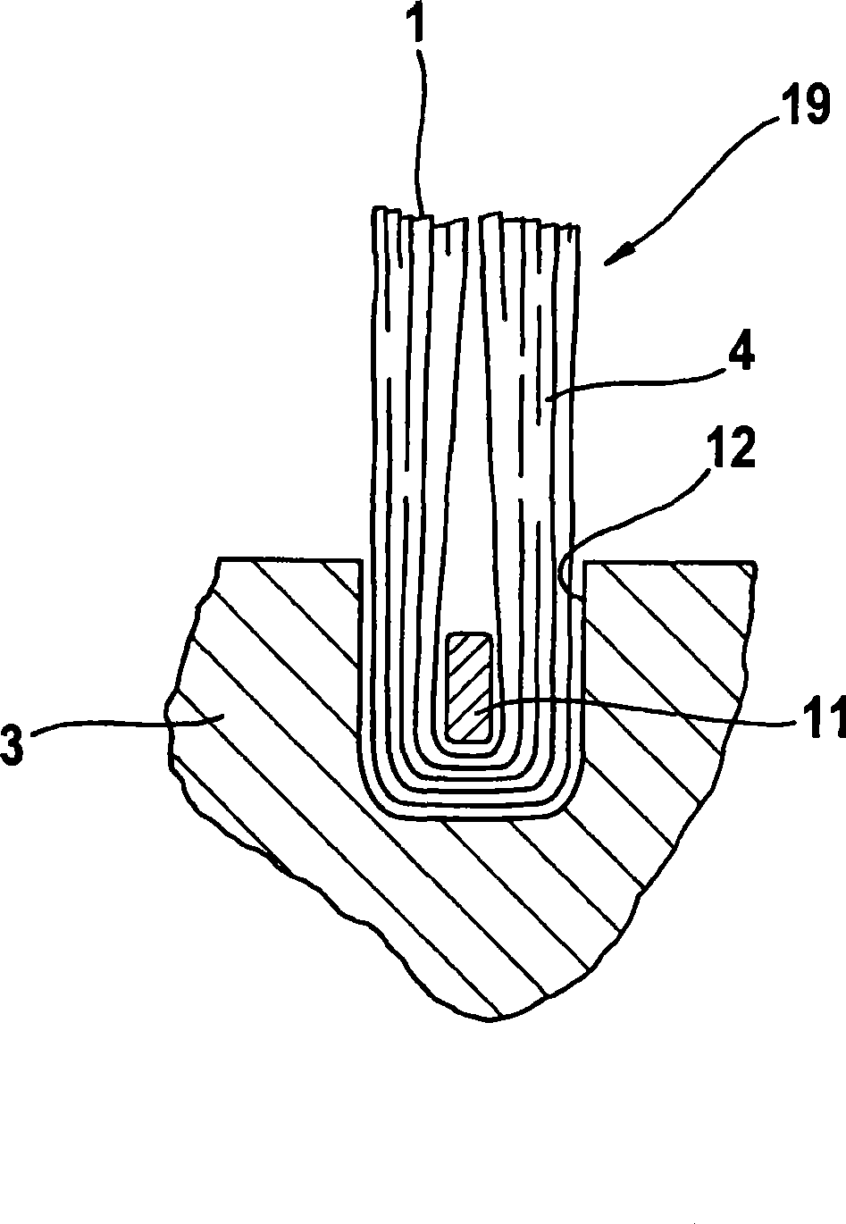 Toothbrush, toothbrush head and tooth cleaning bristle