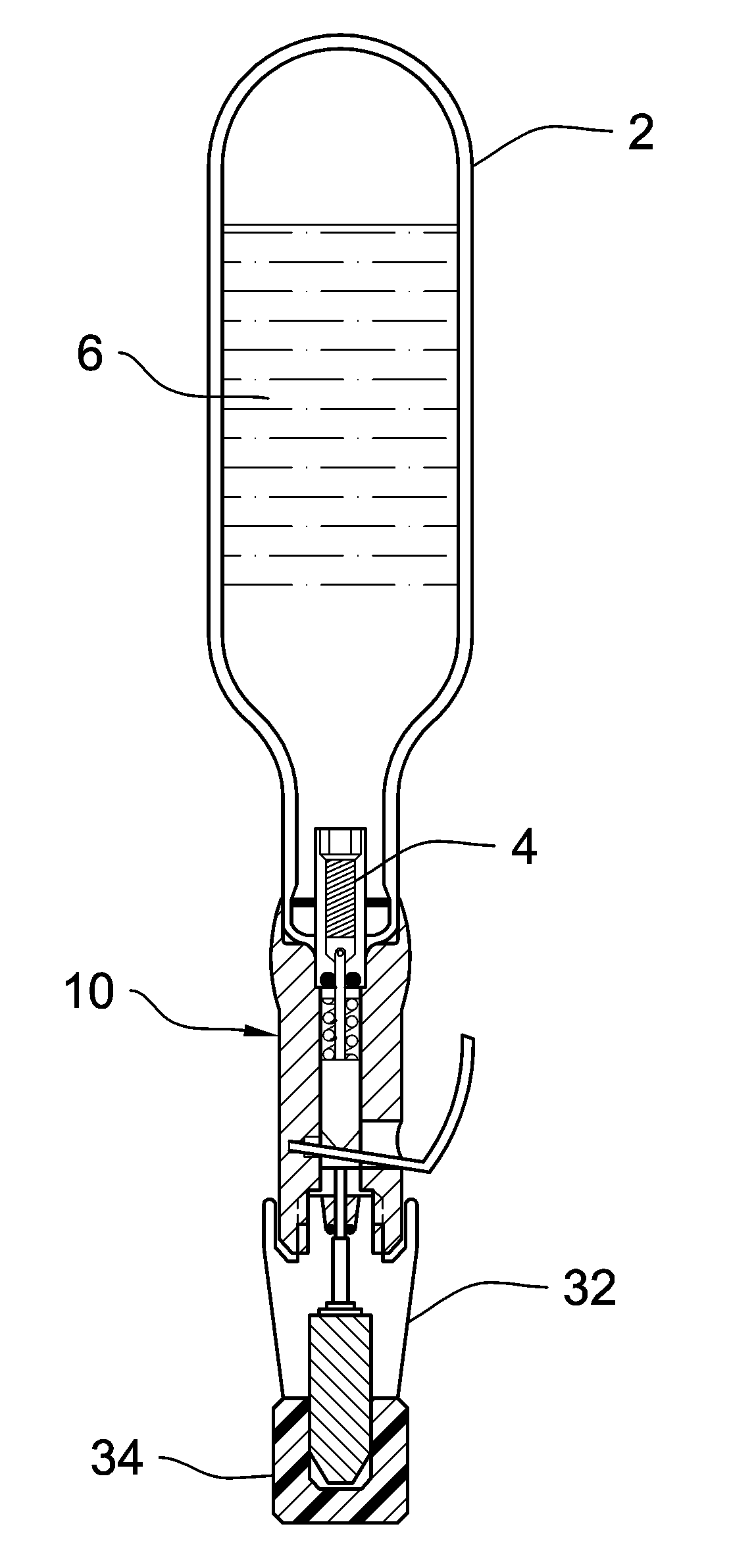 Coolant dosing device