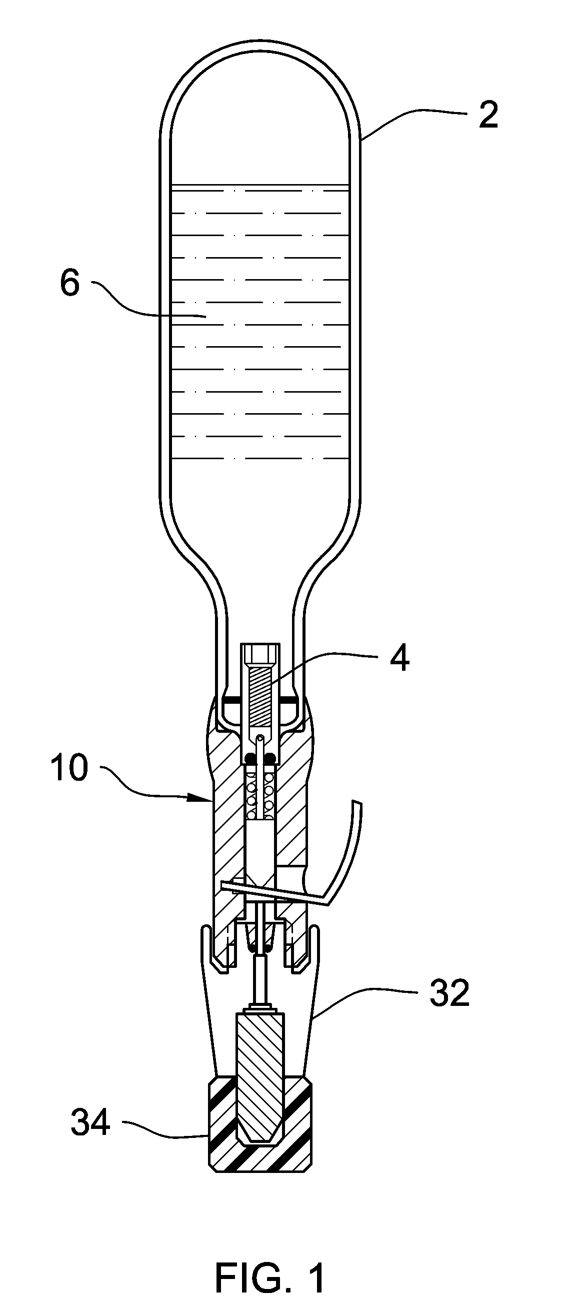 Coolant dosing device