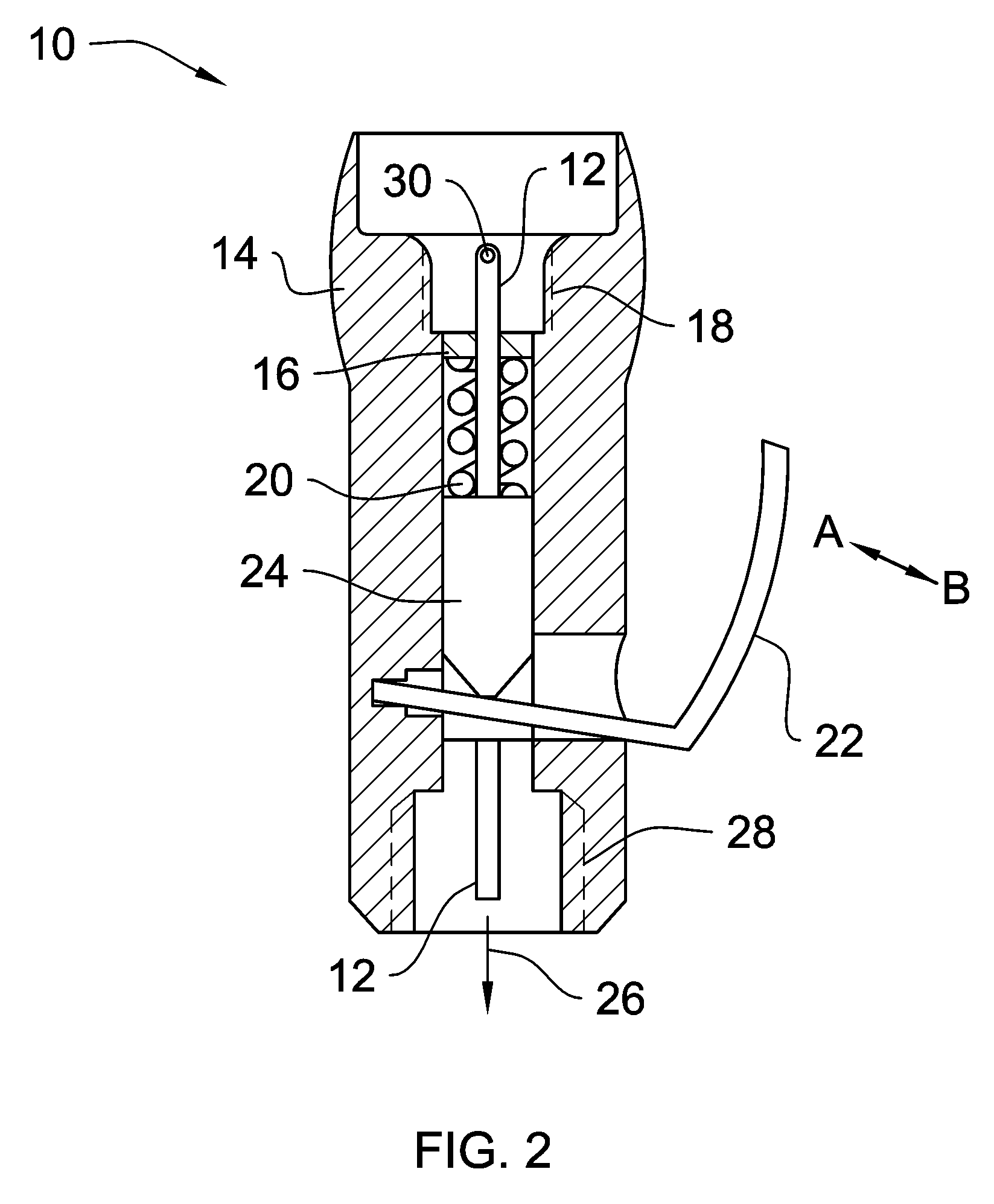 Coolant dosing device