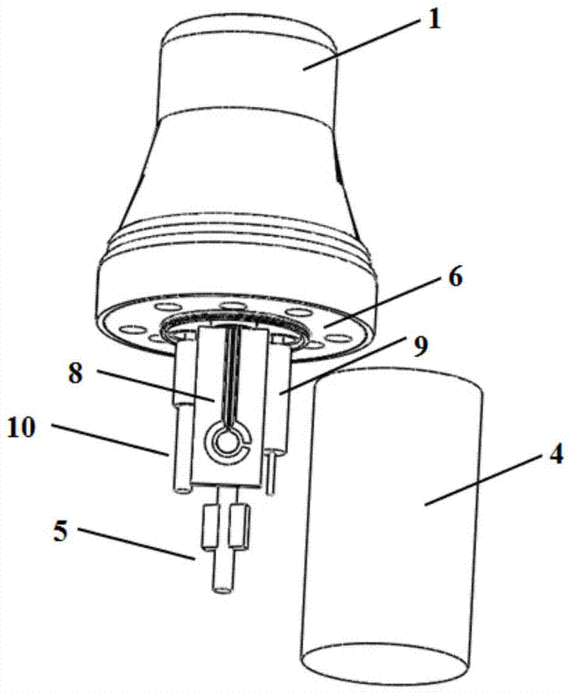 Integrated screen-printed electrode detection handle with stirring function