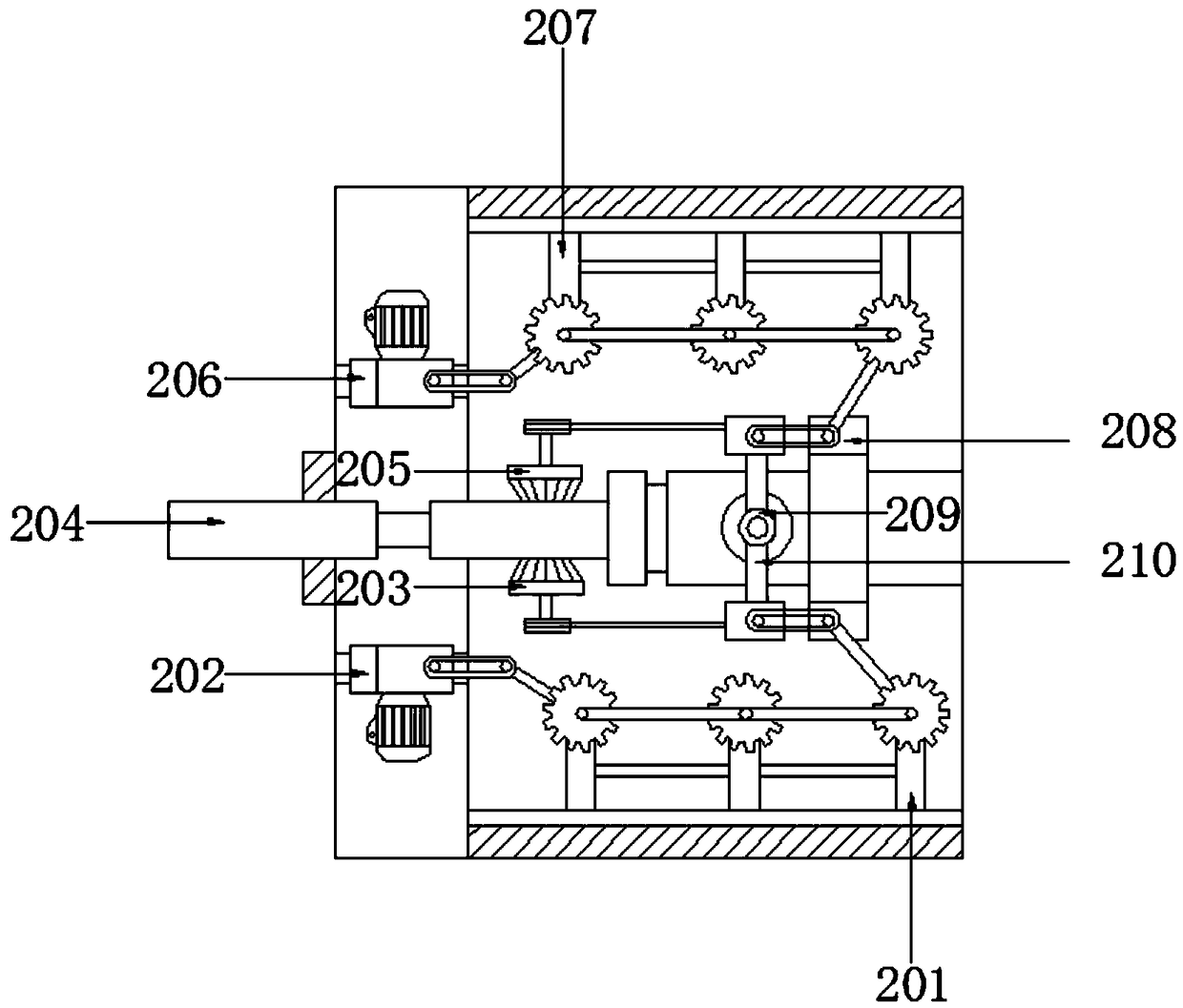 Bottled medicine production line buffer equipment