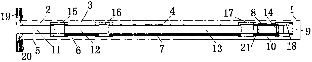 Wellbore wax and sand control tubular column used for oil field oil extraction