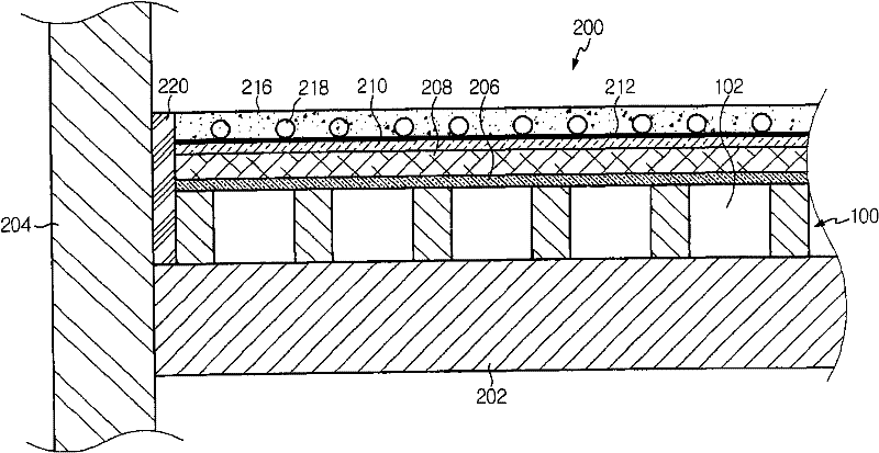 Styrofoam member and sound-absorbing panel with the same