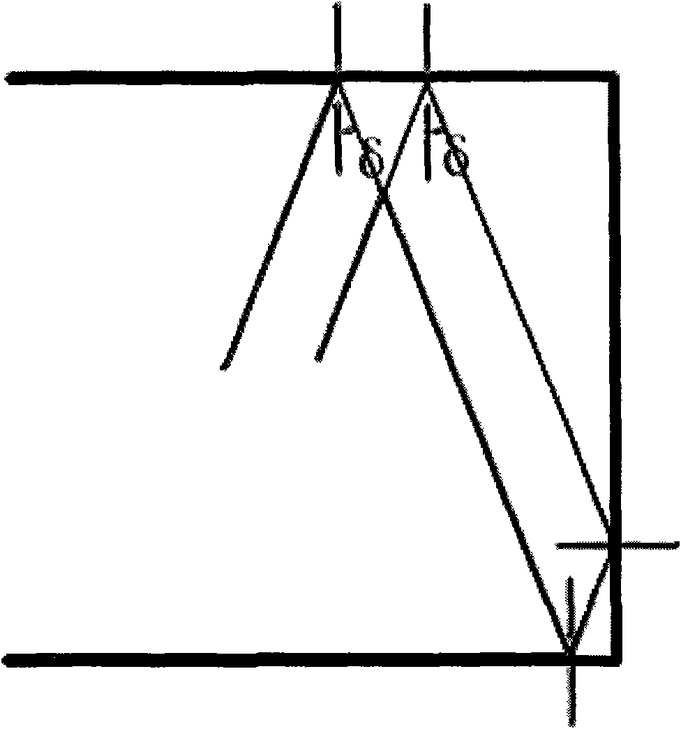 Laterally inclined LED chip and preparation method thereof