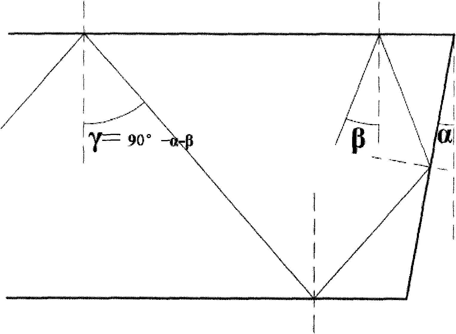 Laterally inclined LED chip and preparation method thereof