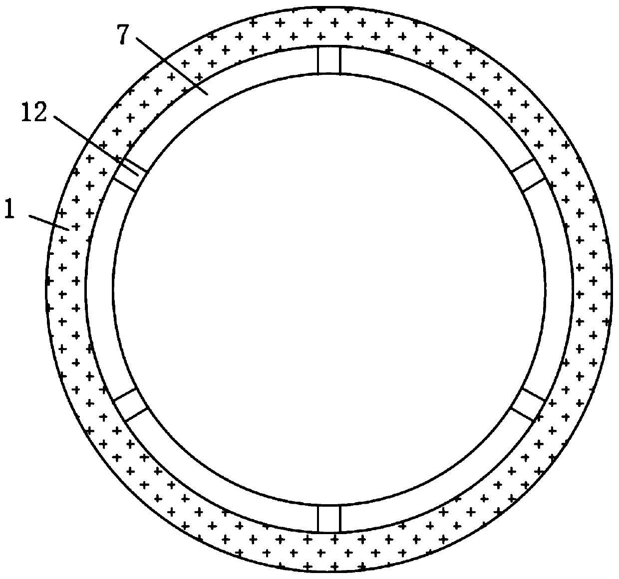 Dye stirring mechanism for textile