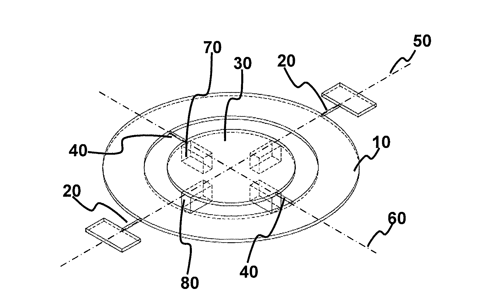 Biaxial scanning mirror having resonant frequency adjustment