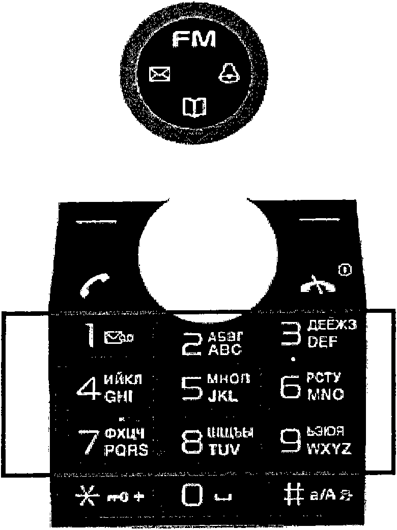 Keyboard and electronic equipment for eliminating language difference