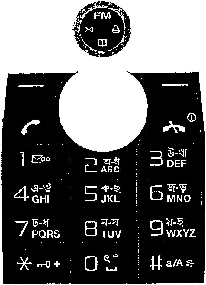 Keyboard and electronic equipment for eliminating language difference