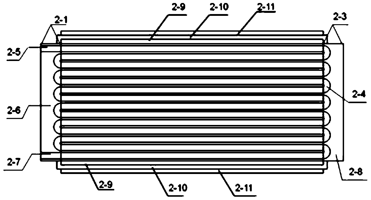 Metal flat tube supporting body, battery/electrolytic cell and battery stack structure