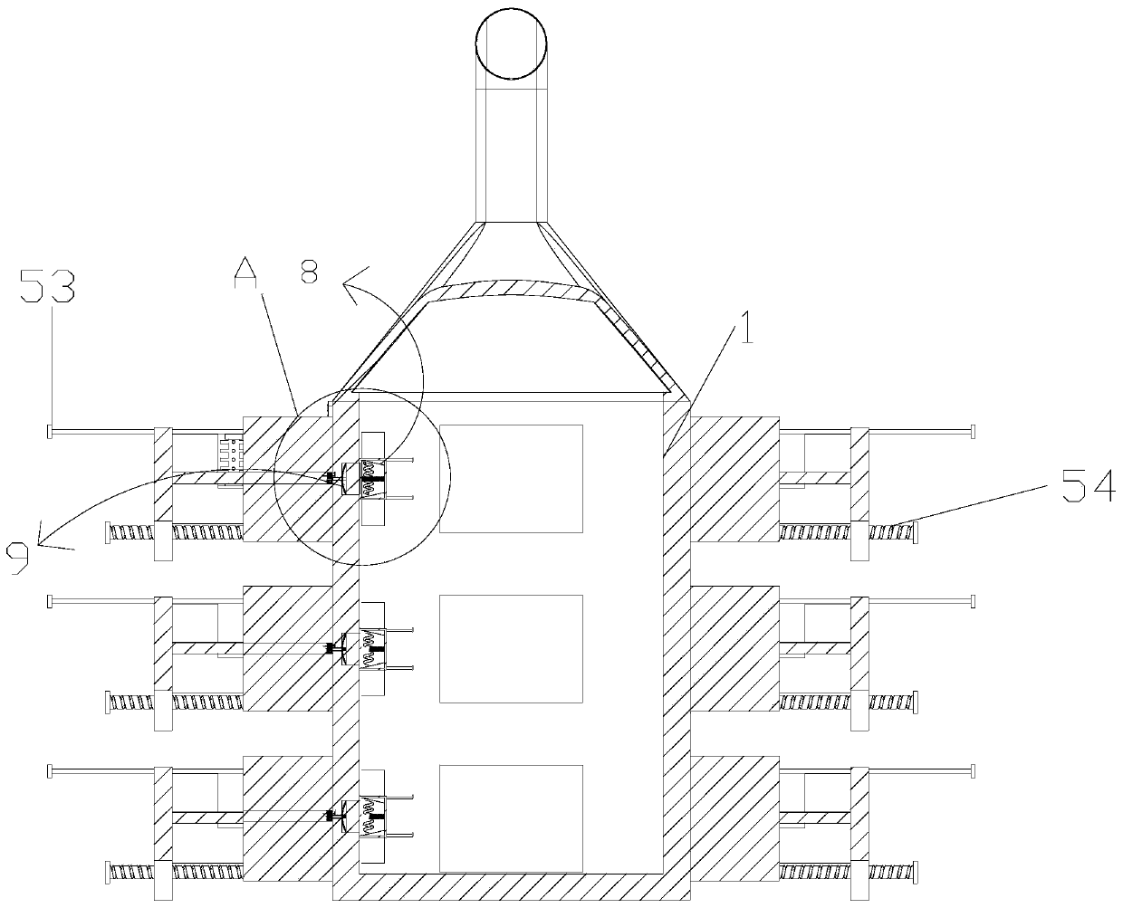 Plastic product vacuum coating equipment with multiple applicable specifications