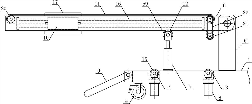 A fully automatic cable laying machine